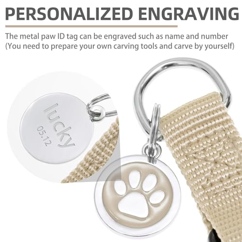 No Pull Dog Harness Medium Sized Step (Beige / Medium)