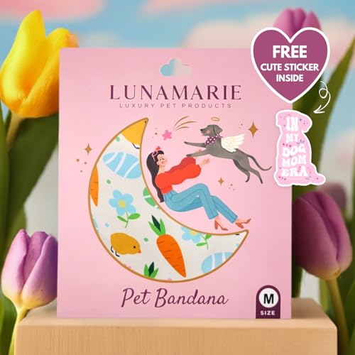 Luxury Pet Birthday Bandanas (Easter Garden / X-Small)