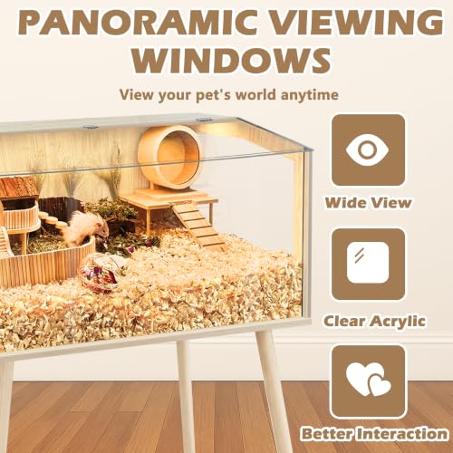 Hamster Cage with Legs (40.0"L x 20.0"W x 47.5"H)