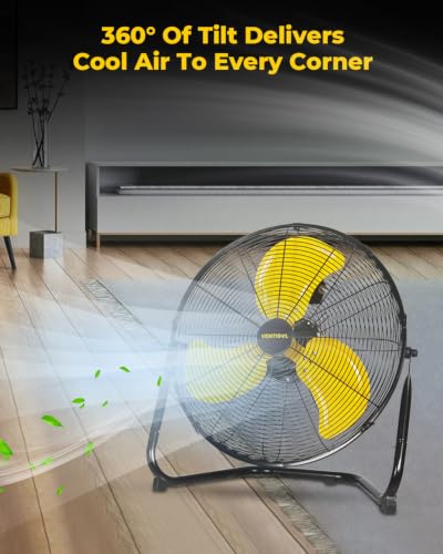 20 Inch Portable Floor Fan (20" High Velocity Floor Fan)