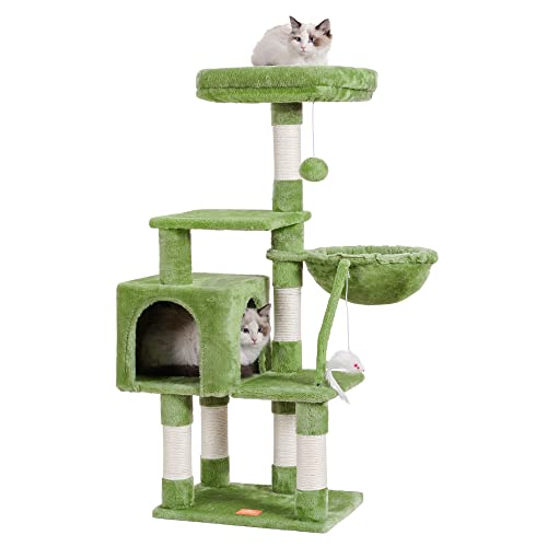 Cat Tree with Toy (Green / 43.3 inch)