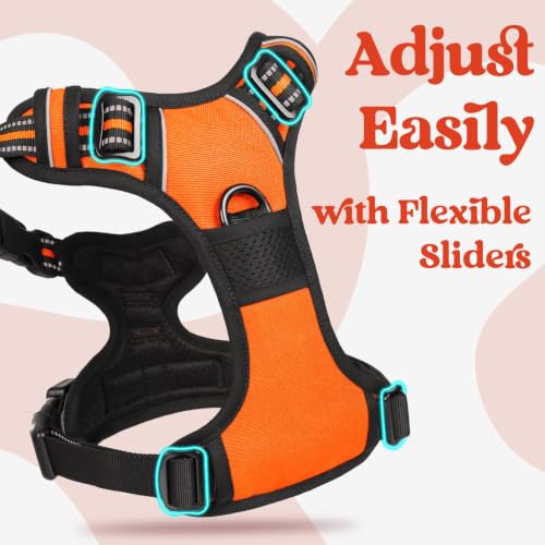 Dog Harness for Large (Large / Orange)