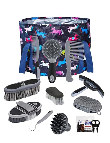 Horse Grooming Kit (Black)