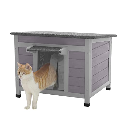 Cat House Waterproof Feral Kitty Shelter Outdoor Indoor Kitty shelter for Cats and Other Small Animals