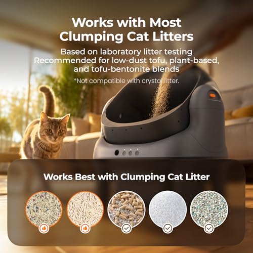Open Top L1 Self Cleaning Litter Box (Black)