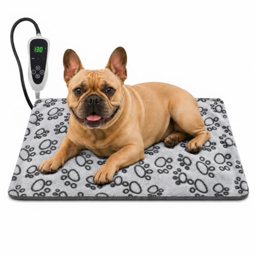 Puppy Heating Pad 28x18 in UL (Grey / 28 x 18 in)