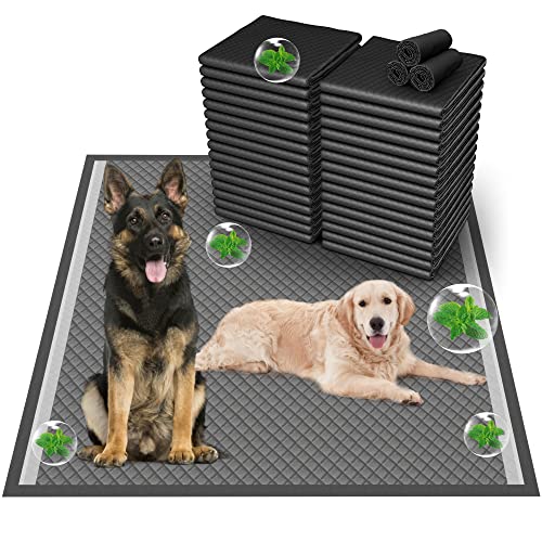 Odor Control Super Absorbency Charcoal Puppy Pads (Charcoal - 30"x36")