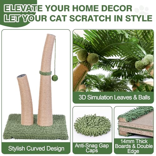 Palm Tree Cat Scratching Post (Style C)