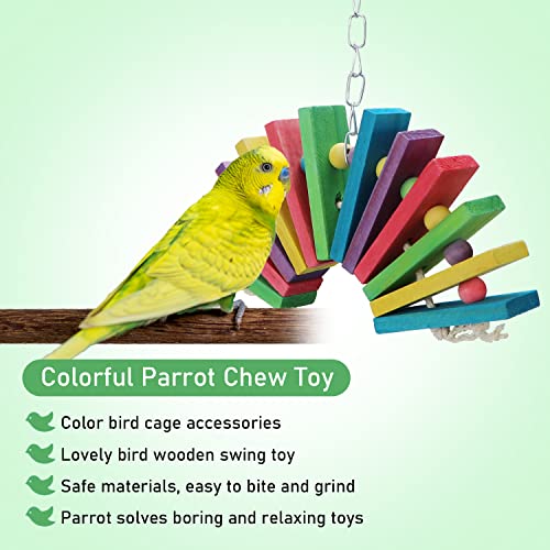 Bird Parrot Parakeet Toys (A-6.7 x 7.5inch)