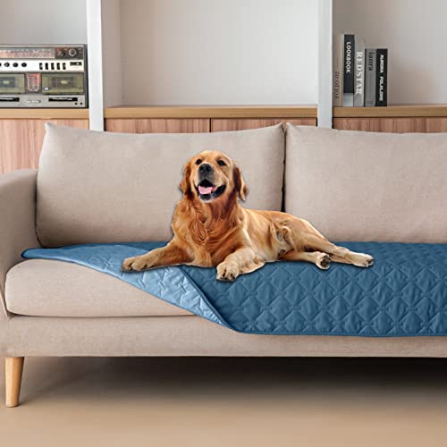Waterproof Blanket (30x70 Inch (Pack of 1) / Dark Blue/Light Blue)