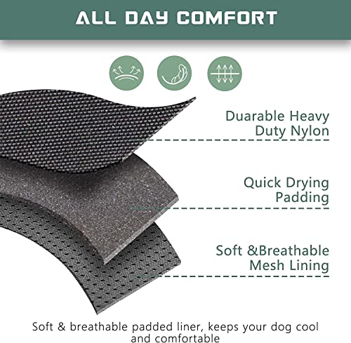 Tactical Dog Harness for Small Dogs No Pull (Black / XS(Neck:10-12", Chest:12-21"))