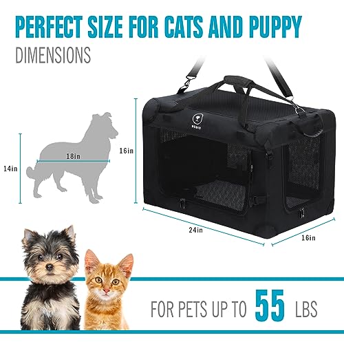 Extra Large Cat Carrier (Black)
