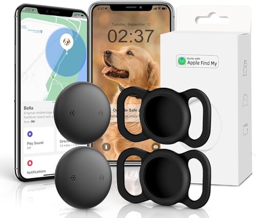 GPS Tracker iOS Only (Black-IOS / 2 Pack)