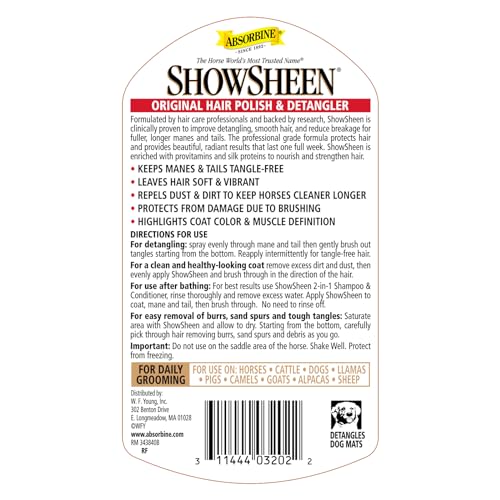 ShowSheen Hair Polish & Detangler (32 fl oz Refill)
