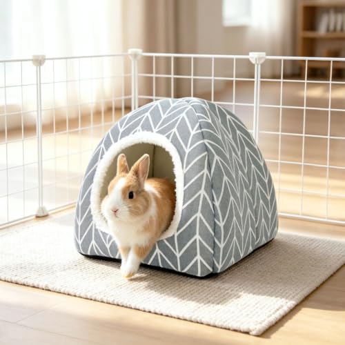 Guinea Pig Hideout Bed (Grey)