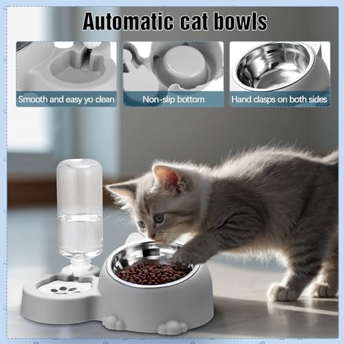 10 Pcs Kitten Starter Kit for Indoor (Cute / Medium / Gray)