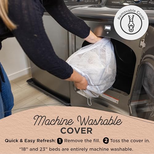 The Original Calming Donut Dog Bed for Extra (Dark Chocolate Lux / X-Large)