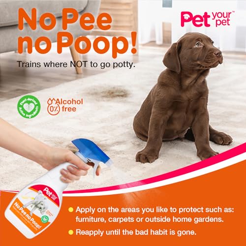 Dog Potty Training Spray No Pee No Poop (16 Ounce)