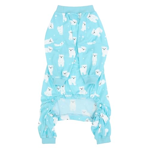 Dog Pajamas One Piece Light Comfy Pjs Pet Costume M (XXX-Large / Sleepy Polar Bears)