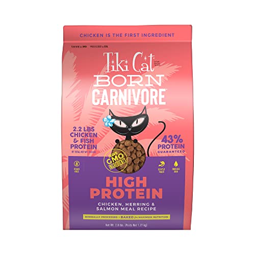Tiki Cat Born Carnivore Dry Cat Food (44.8 Ounce (Pack of 1))