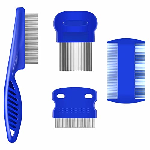 4 Pack Flea Lice Comb (Large)
