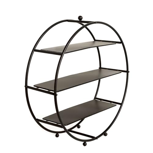 Efavormart 21" Matte Black Metal Tiered Cupcake Stand (3-Tier 21" / Matte Black)