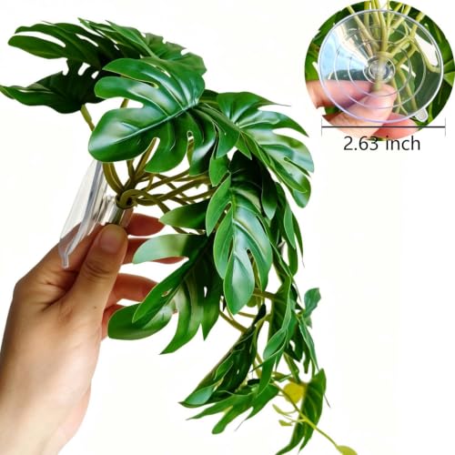 Fake Reptile Plants for Terrarium (Fake Monstera)
