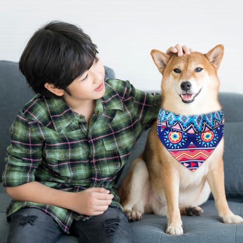 72 Packs 4th of July Dog Bandanas Bulk America Flag Patriotic Pet Bandanas Triangle Scarf Bibs Adjustable Dogs Bandana for Pet Independence Day