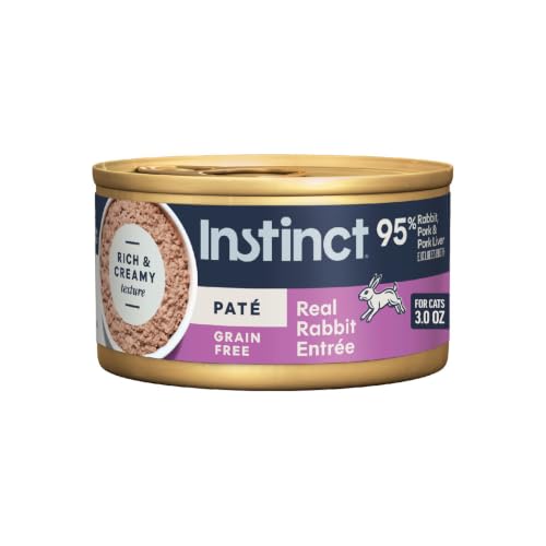 Original Grain Free Real Rabbit Recipe Natural Wet Canned Cat Food (3 Ounce (Pack of 24))
