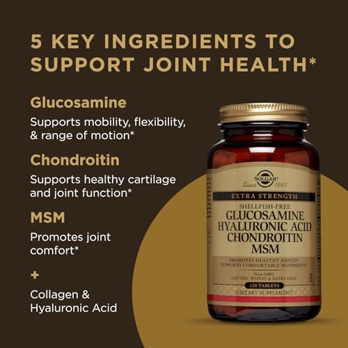 Glucosamine Hyaluronic Acid Chondroitin Sulphate (120 Count (Pack of 1))