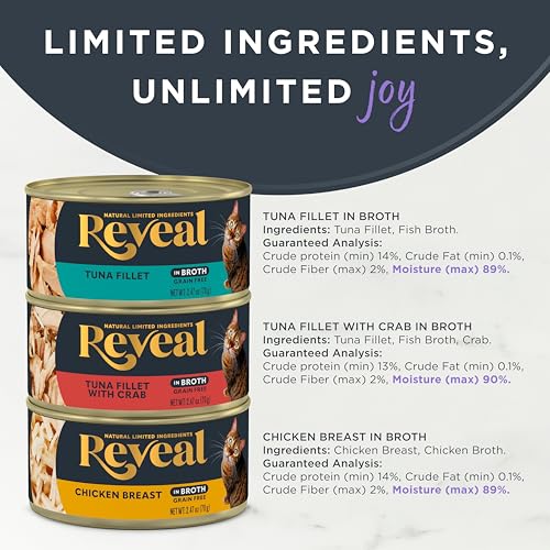 Fish & Chicken Variety in Broth Wet Cat Food 12 (2.47 Ounce (Pack of 12))