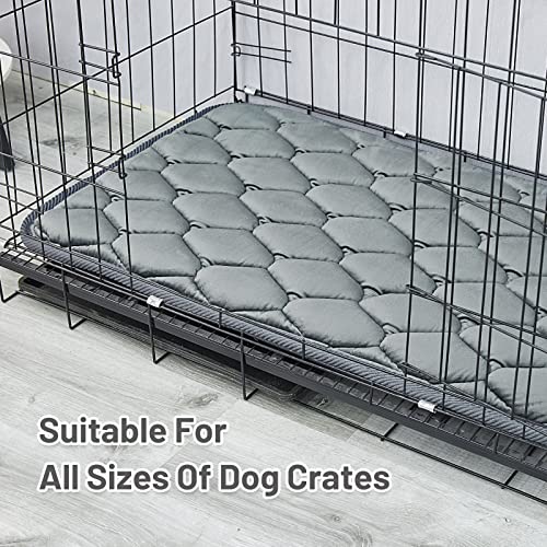 Dog Crate Mats (42.0"L x 28.0"W x 1.2"Th / Grey)