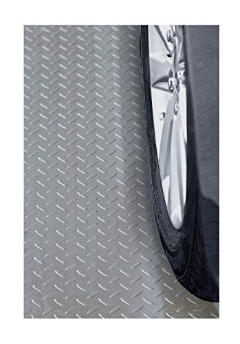 Heavy Duty Garage Floor Runner & Protector Mat (4' x 20' / Silver)