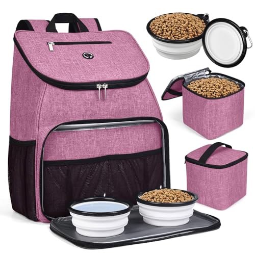 Dog Travel Bag (Light pink-A)