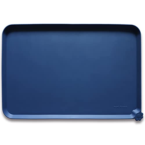 XX Large Silicone Pet Food Mats (28"L x 26"W / Indigo Ink)