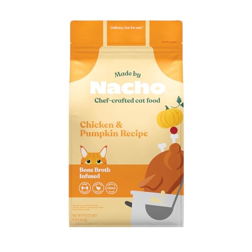 Dry Cat Kibble 4lb Bag (4 Pound (Pack of 1))