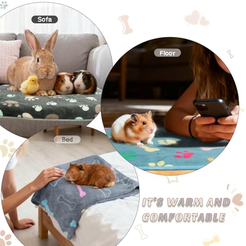 3 Pack Guinea Pig Cage Liner (47x24 Inch /3 Packs / Deep Color)