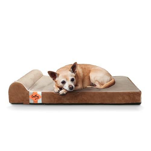 Orthopedic Dog Bed (34.0"L x 22.0"W x 5.5"Th / Brown)