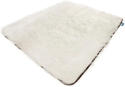 PupProtector Waterproof Throw Blanket for Dogs and Cats (Polar White / Original (60" L x 50" W))