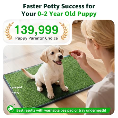 Replacement Artificial Grass Pee Pads for Dogs Potty Training to Pee & Poop (XXXL-45.2"x27.5")