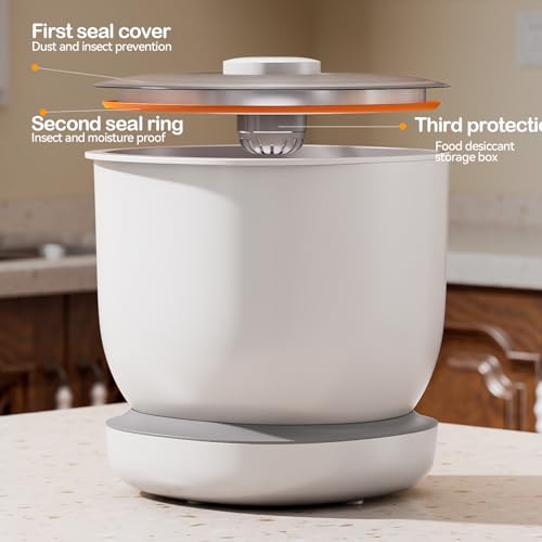 Airtight Cat Food Container for Small Dog Bird Pet Treats & Dry Food