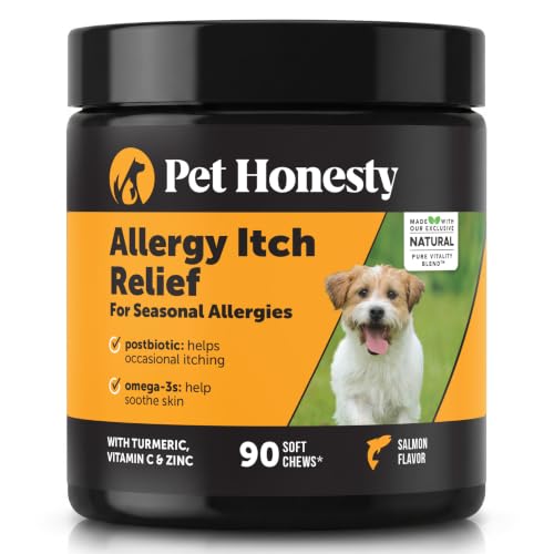 Dog Allergy Chews for Anti Itch & Allergy Relief (90 Count)