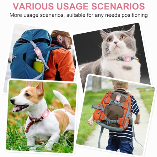 Smart Pet Tracker for Collar (Pink)