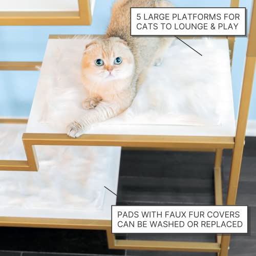 Metropolitan Cat Condo (Gold Frame)