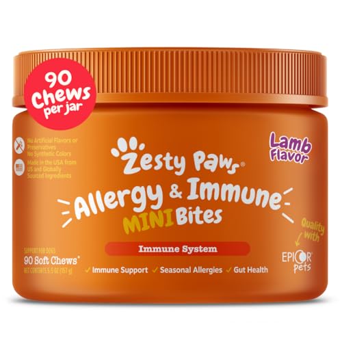 Mini Dog Allergy Chews (90 Count (Pack of 1) - Mini)