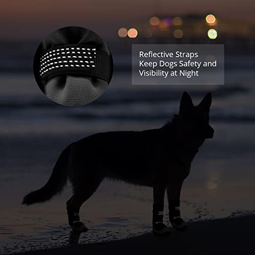 Dog Shoes for Hot Pavement Anti (Size 3: 1.96''x1.77''(L*W))
