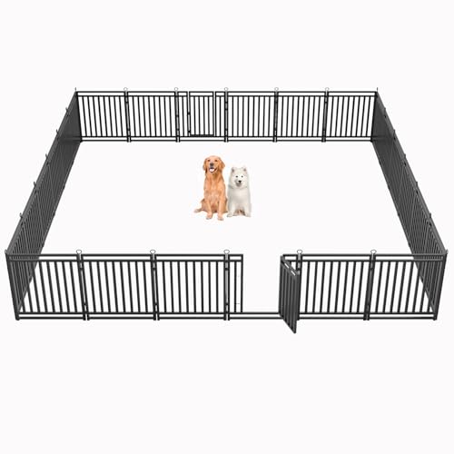 Thickened Outdoor Dog Fence (32" Height / 24 Panels)
