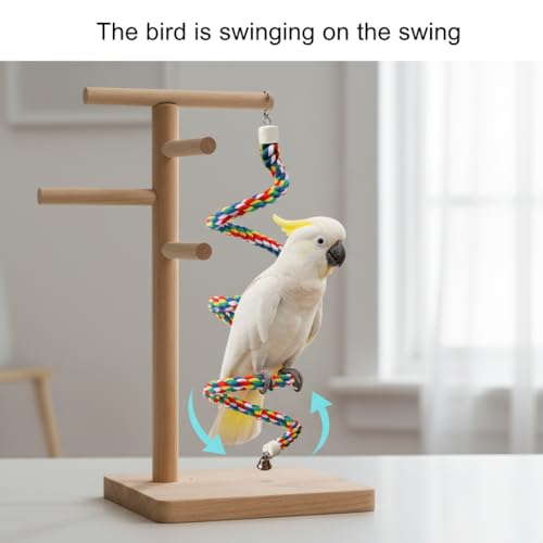 79'' Bird Perch (polychrome / Medium)