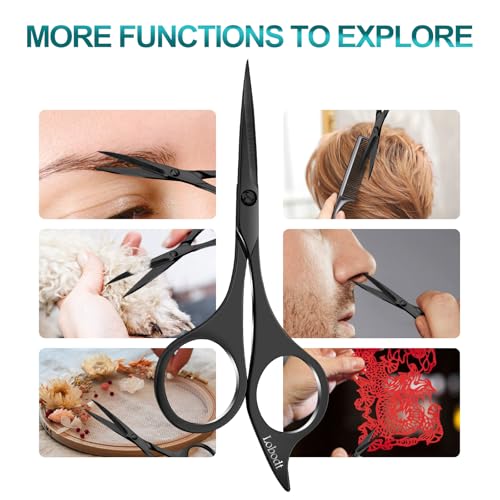 Pro Beard Scissors (Black)