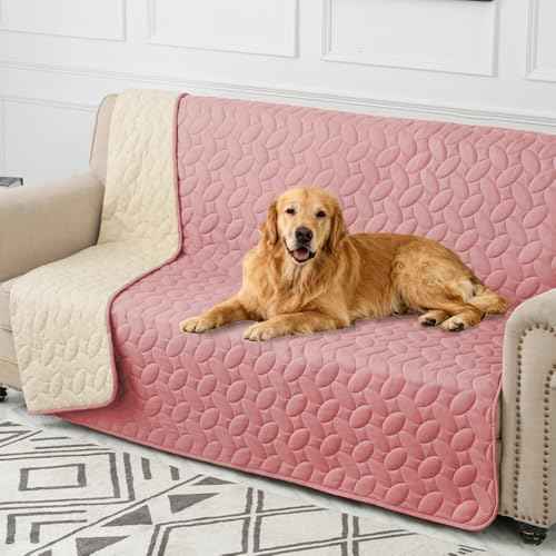 Pet Bed Cover Dog Bed Blanket for Sofa and Furniture Waterproof New Pattern Design (52x82 Inch (Pack of 1) / Pink)